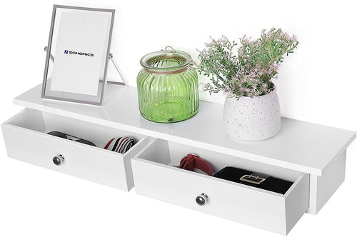 Luis væghylde med skuffer