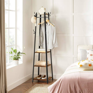 Coat Stand with 3 Shelves RAW58.dk