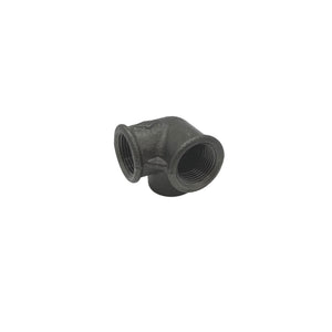 Sort vinkel m/sideudløb Rør og fittings RAW58