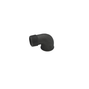 Sort 90 grader vinkel muffe/nippel Rør og fittings RAW58