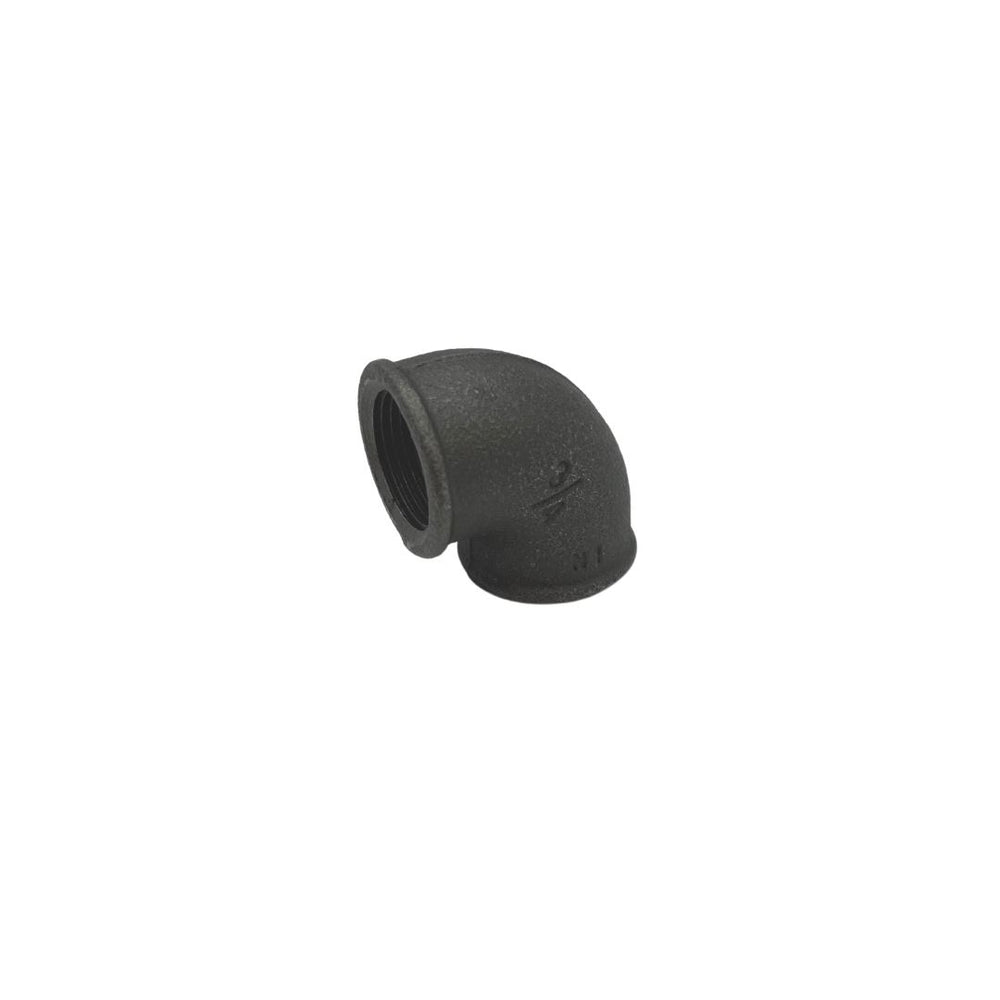 Sort 90 grader vinkel muffe/muffe Rør og fittings RAW58