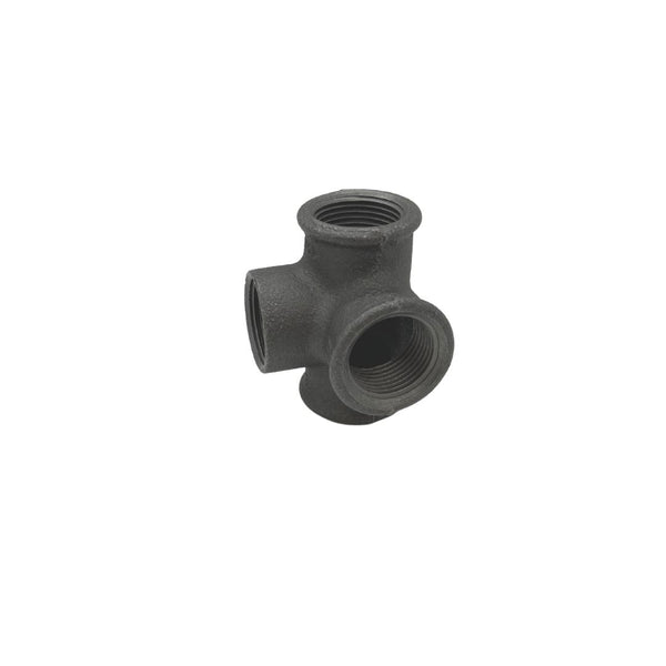 Sort tee med sideudløb Rør og fittings RAW58