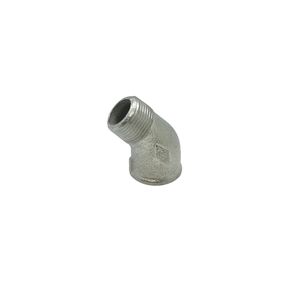 Galvaniseret 45 grader vinkel med muffe/nippel Rør og fittings RAW58