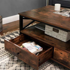 Coffee Table With Drawers RAW58.dk