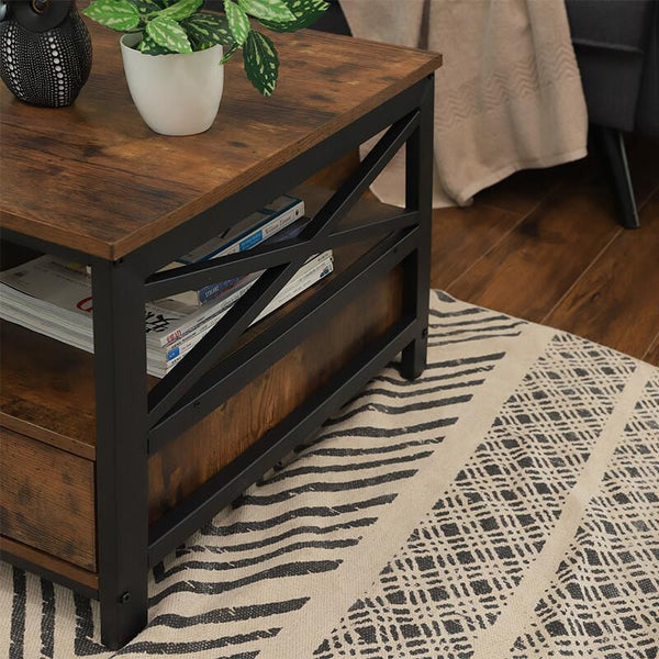 Coffee Table With Drawers RAW58.dk