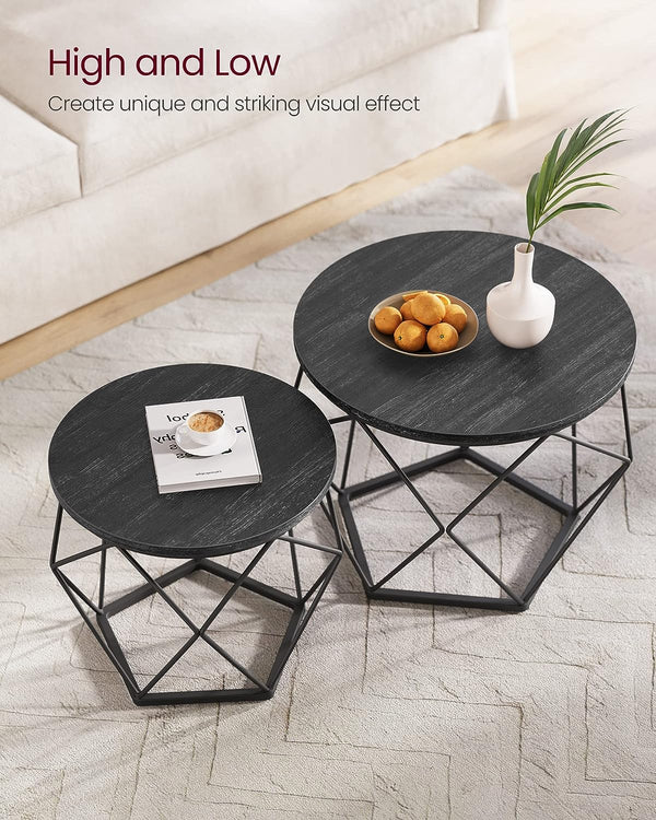 Andrea sengebord/sofabord/sidebord - 2 stk.