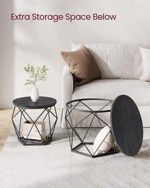 Andrea sengebord/sofabord/sidebord - 2 stk.