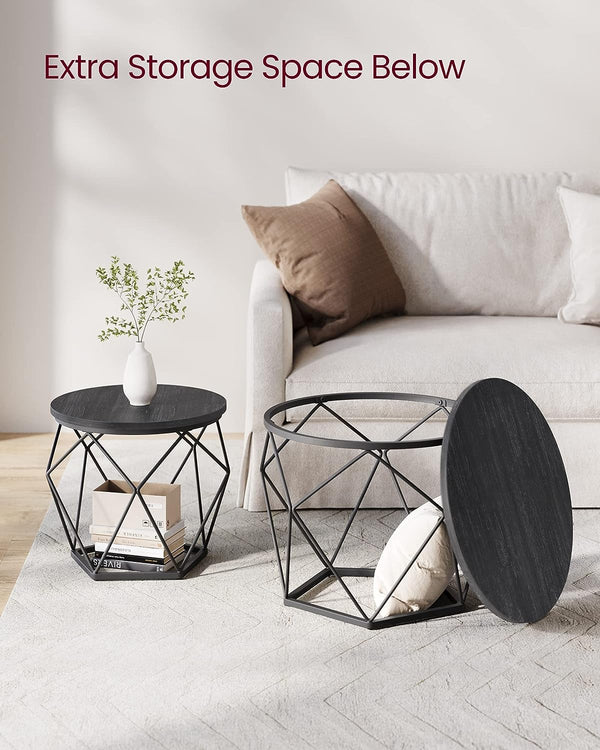 Andrea sengebord/sofabord/sidebord - 2 stk.