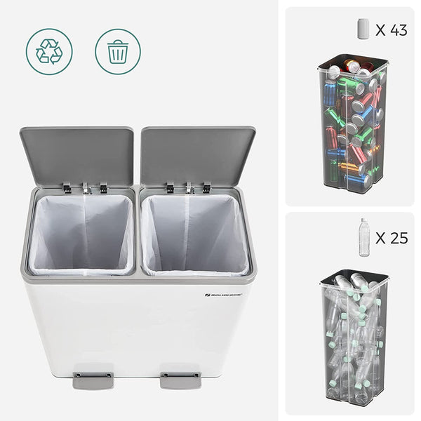 Madrid skraldespand | 2*30 L Skraldespande Vasagle