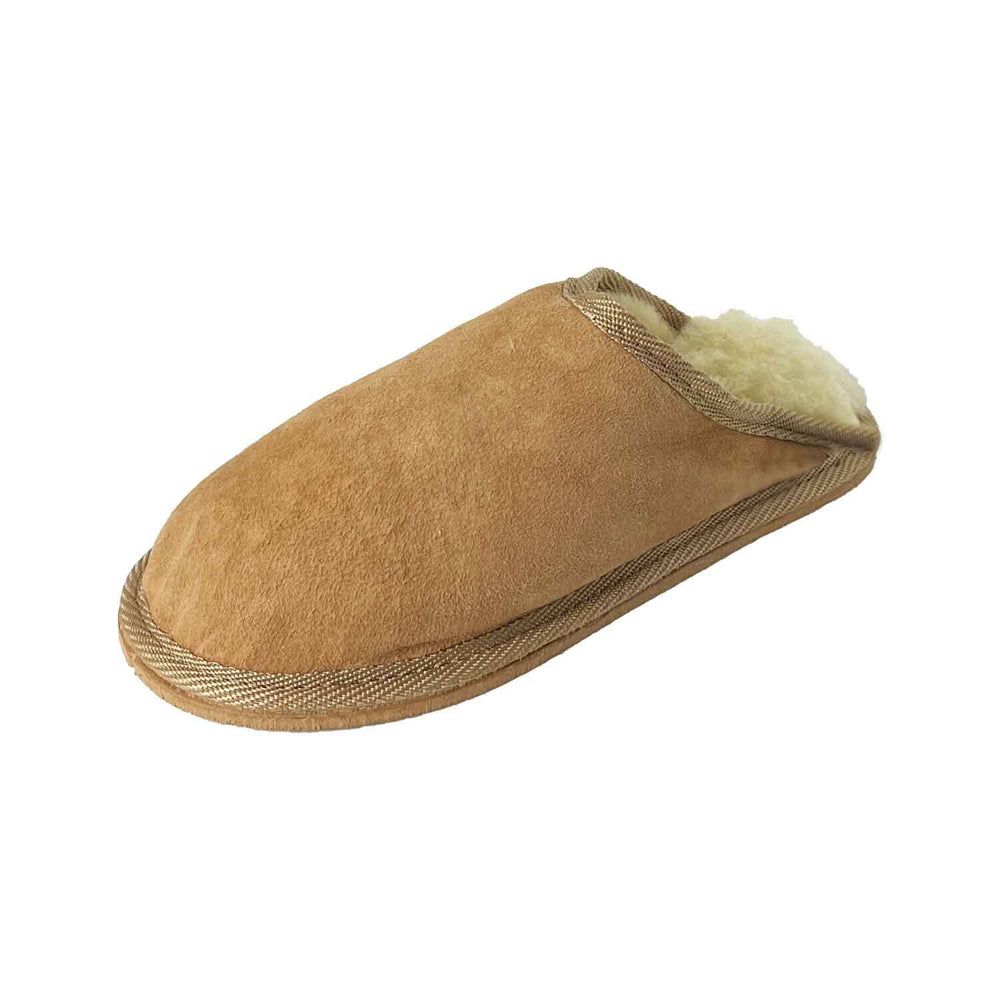 Hjemmesko Brun (lav model med gummisål) Hjemmesko Rumrum