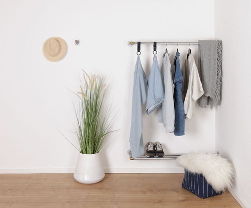 RAW58 Alberto tøjkrog i sølv Knager RAW58 Sølv med messing