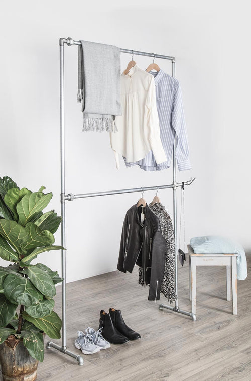 Tøjstativ VINCENT sølv RAW58 Tøjstativer RAW58 74x213 cm